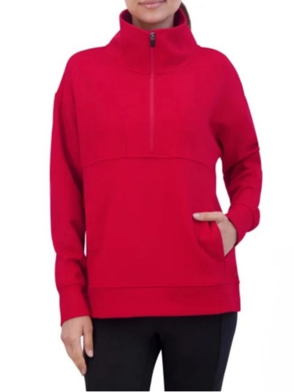 S: ❤️Gaiam 1/3 Zip Long sleeve Sweater
